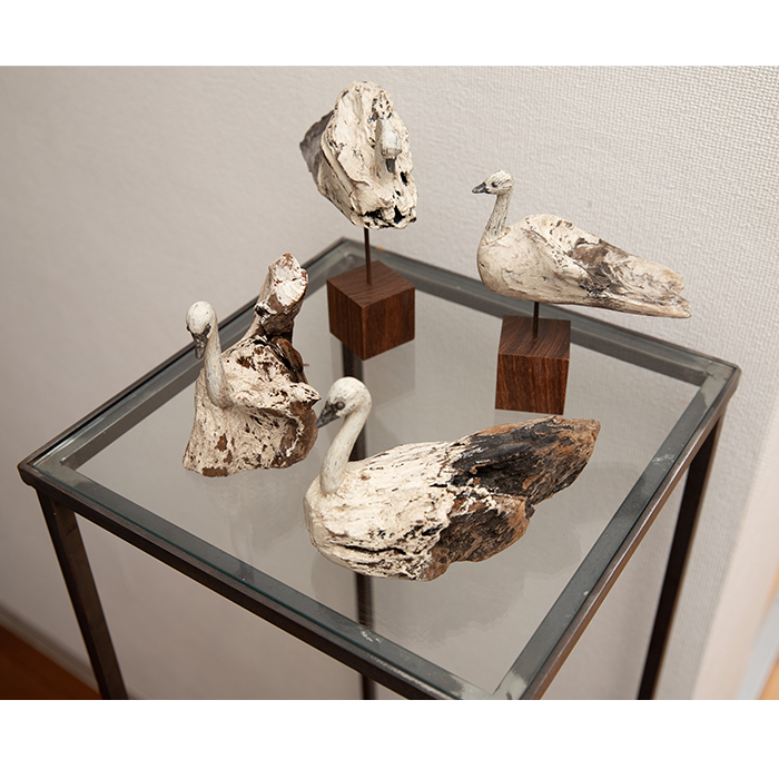 白鳥 オブジェ 大