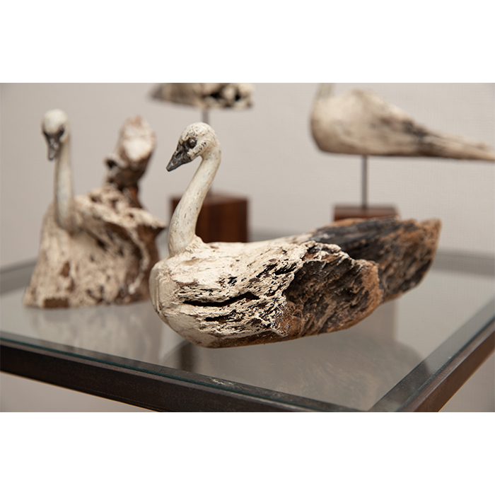 白鳥 オブジェ 大