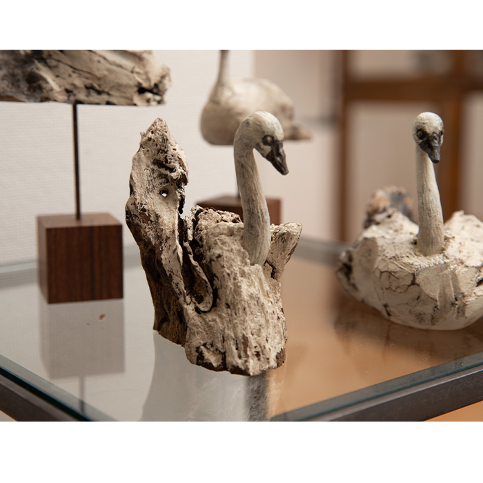 白鳥 オブジェ 大