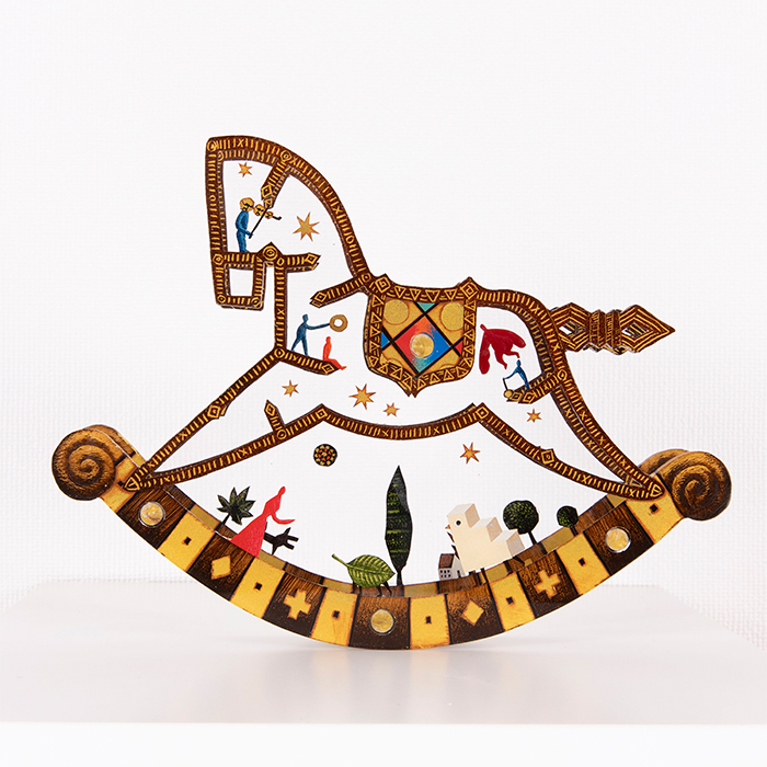 アンダルシアンの馬