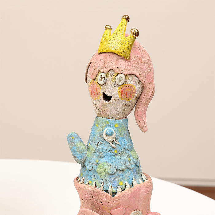 こどもの絵のやきもの